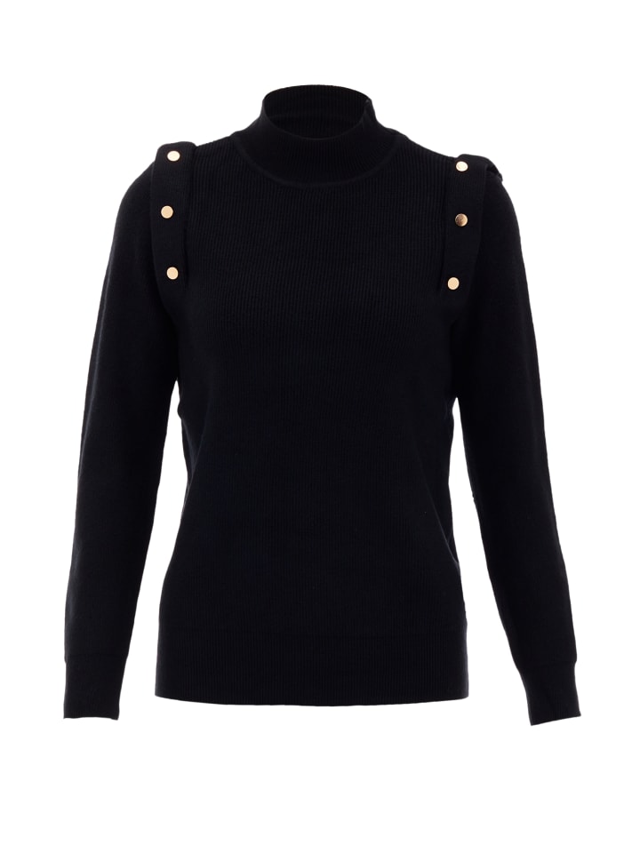 Damen Strickpullover in Schwarz
