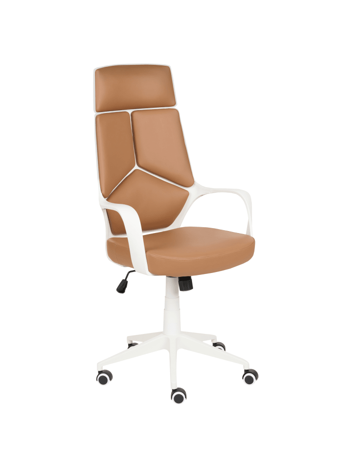 Bürostuhl DELIGHT in Beige/Weiß - (W) 64 x (H) 116 x (L) 64 cm