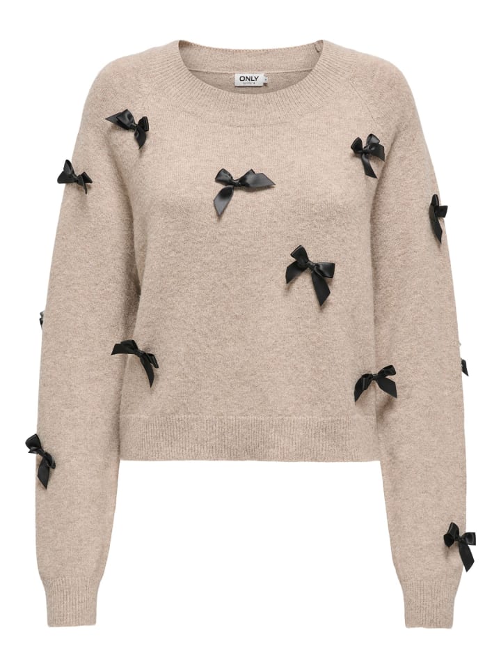 Strickpullover in Beige