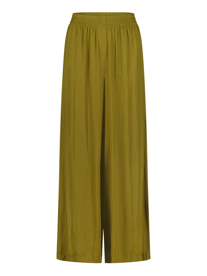 Stoffhose in Fir Green