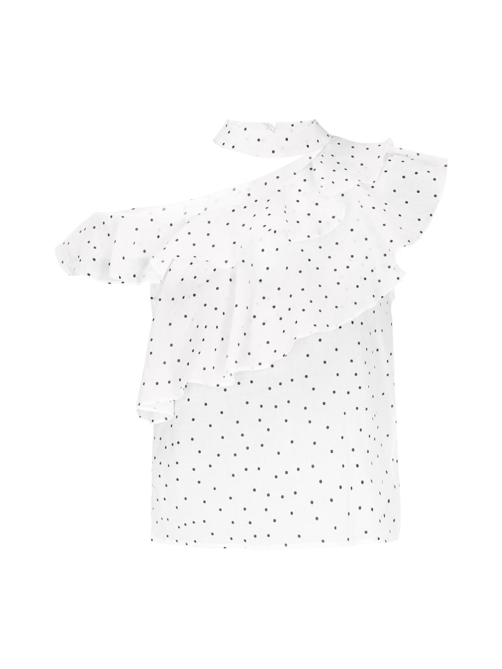 Women Blouse in OFFWHITE BLACK