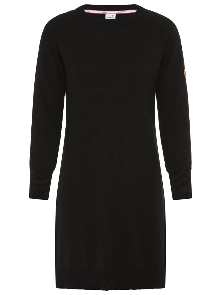Strickkleid in schwarz
