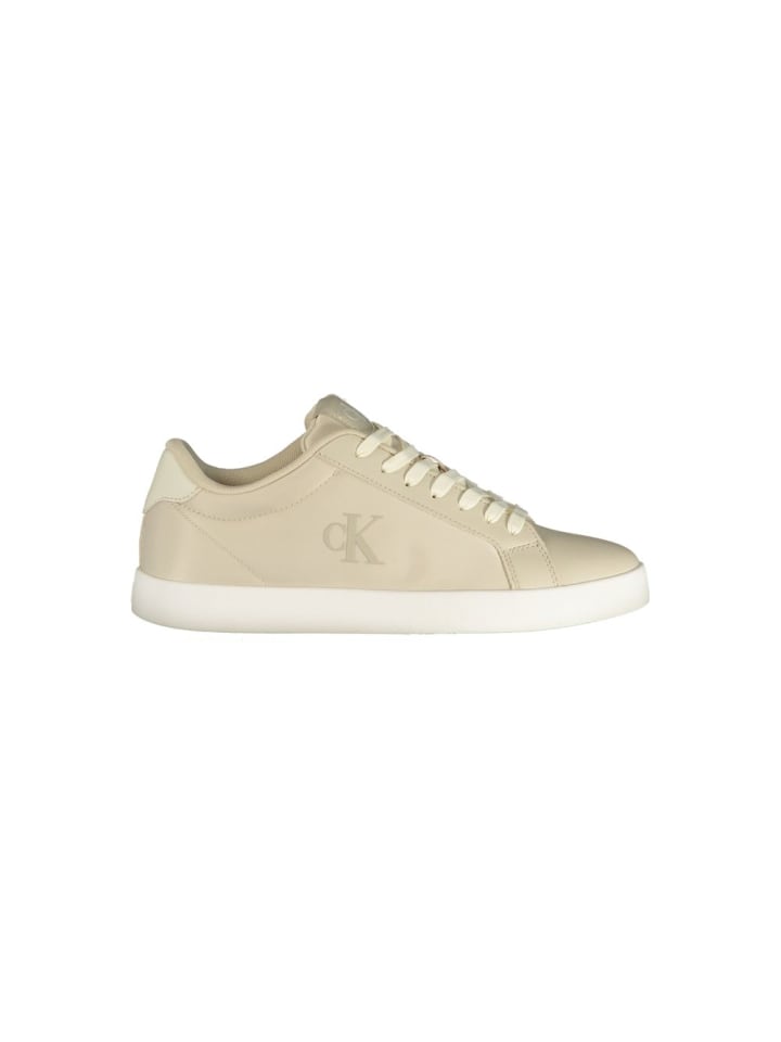 Beige Damen Sneaker aus Polyurethan