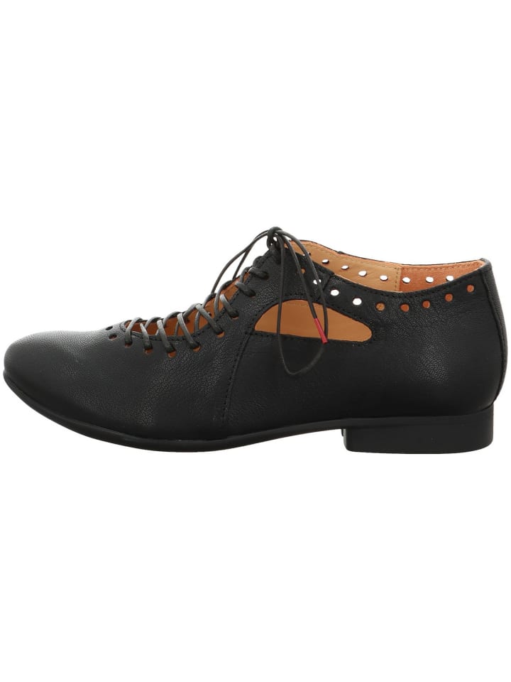 Schnürschuh in schwarz