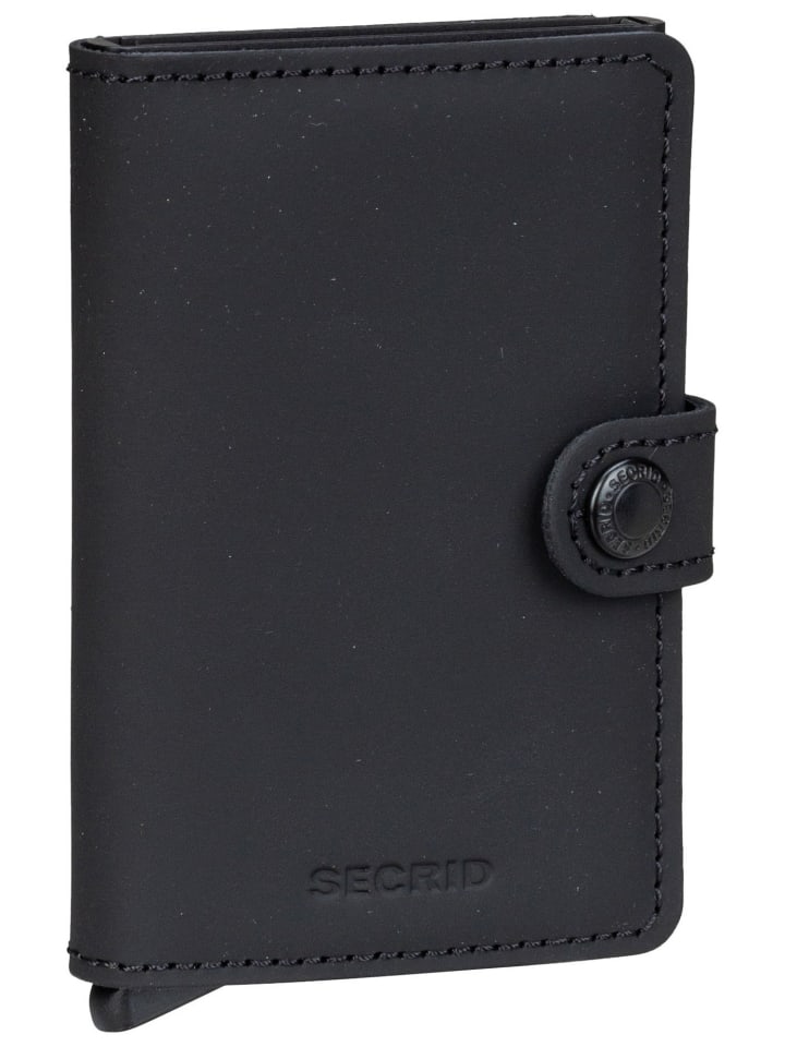 Geldbörse Miniwallet Matte in Black