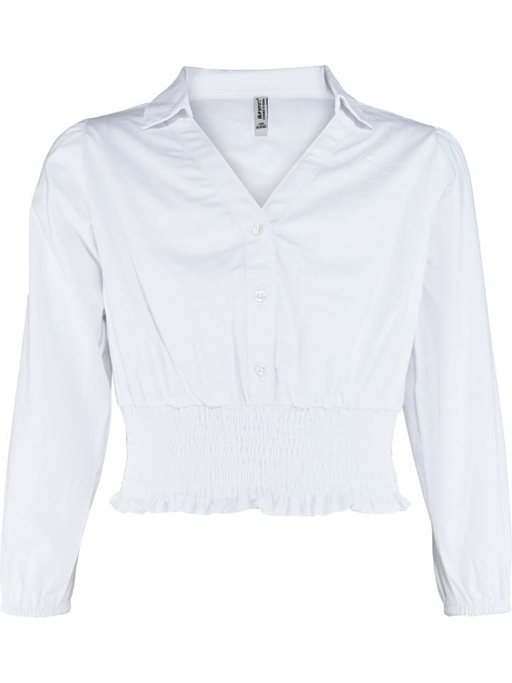 Bluse festlich in weiß