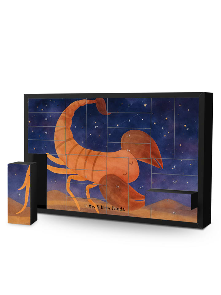 Weihnachtskalender Sternzeichen Skorpion Design... in Weiß