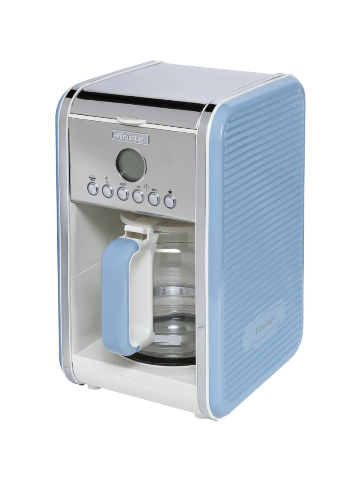 Kaffeemaschine 1342 Vintage 12 Tassen in Silber
