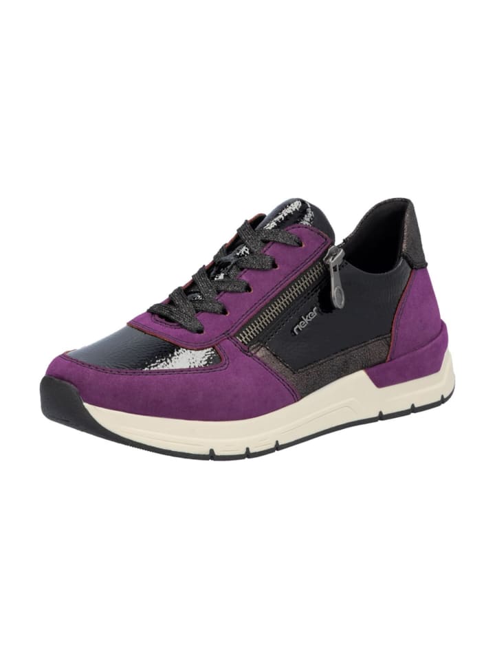 Sportliche Schnürschuhe in Lila