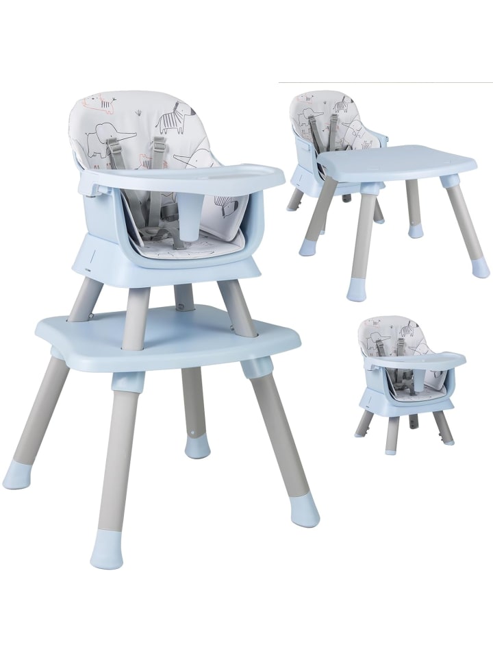 6-in-1 Babyhochstuhl in Blau