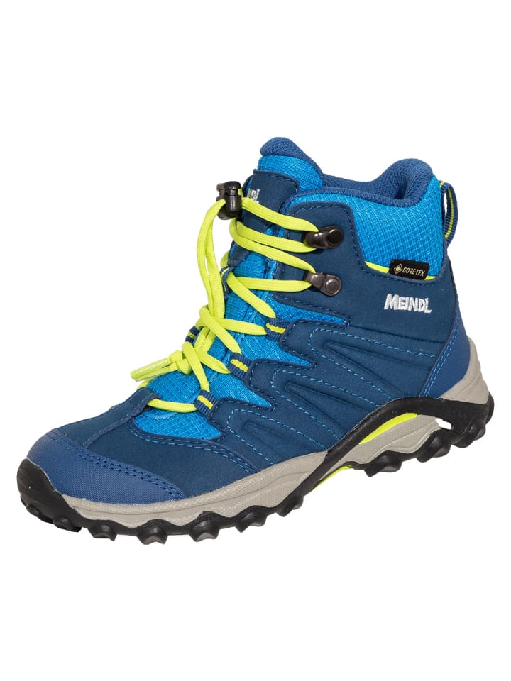 Wanderschuhe Arigo Junior Mid GTX in marineblau/gelb