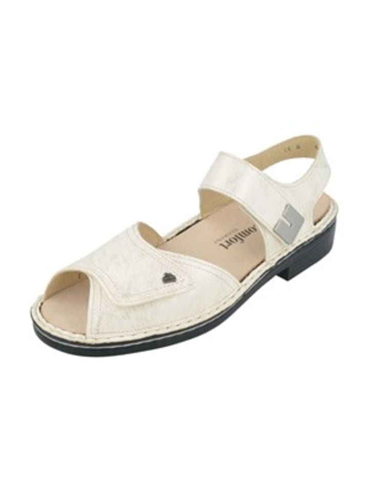 Komfort Pantolette in silber