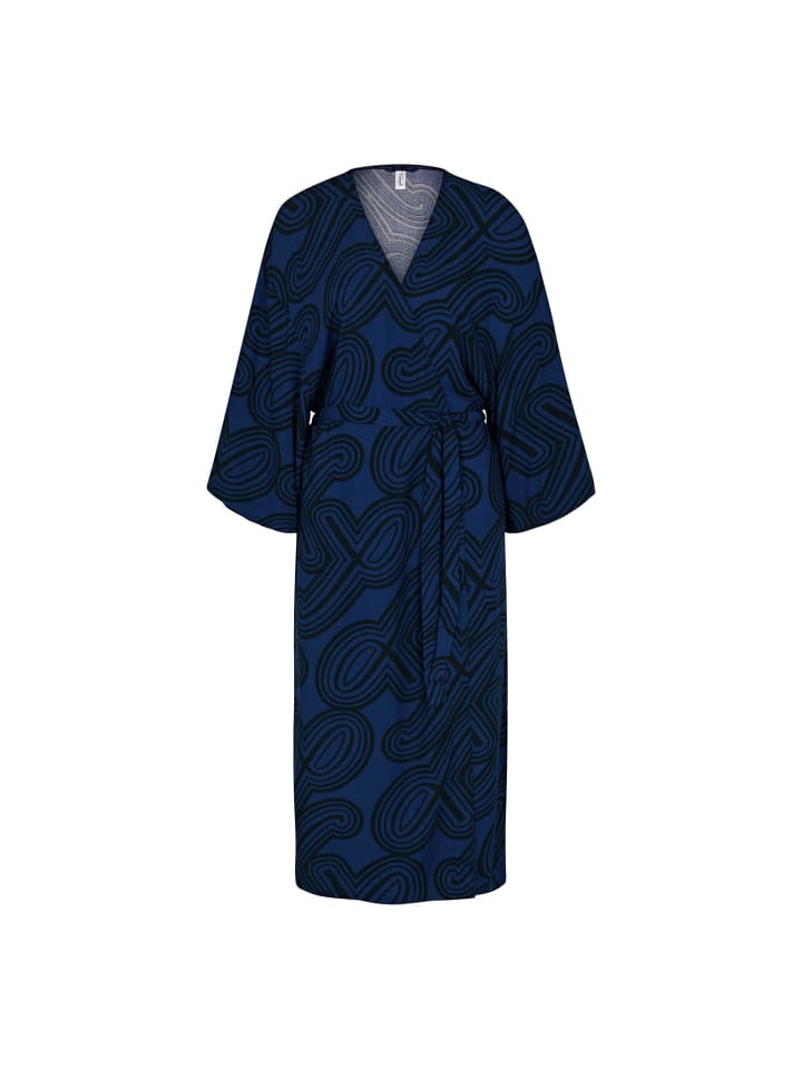 Strandkleid Beach MyWear Tunic Robe in BLUE - DARK COMBINATION