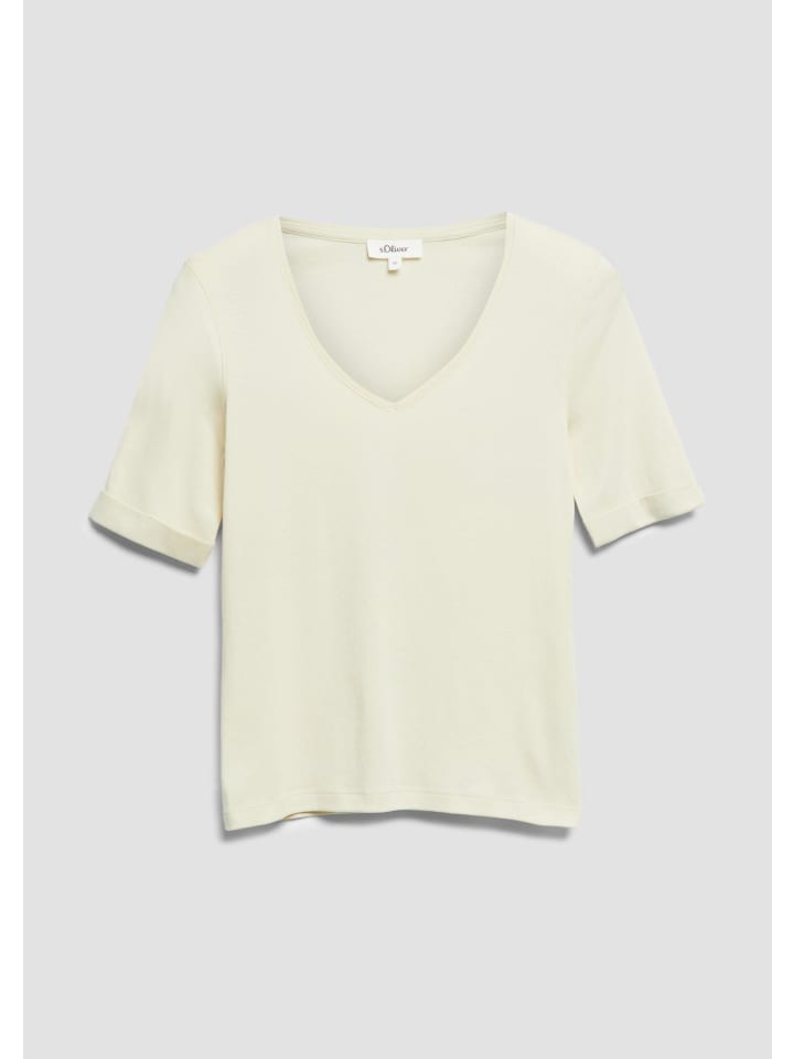 T-Shirt in 8000_helles beige