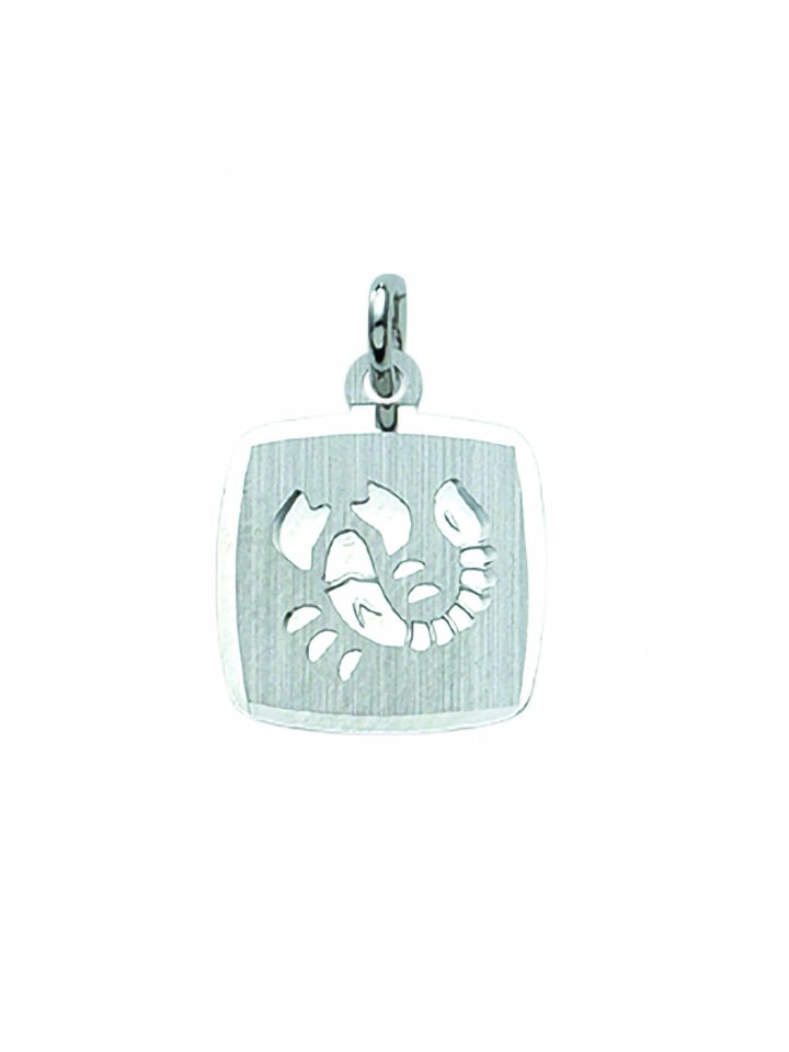 Damen & Herren 925 Silber Sternzeichen Anhänger Skorpion in silber