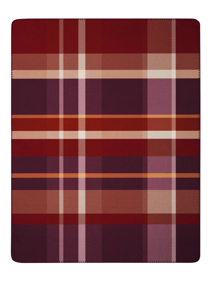 Wohndecke Ruby Check in bunt