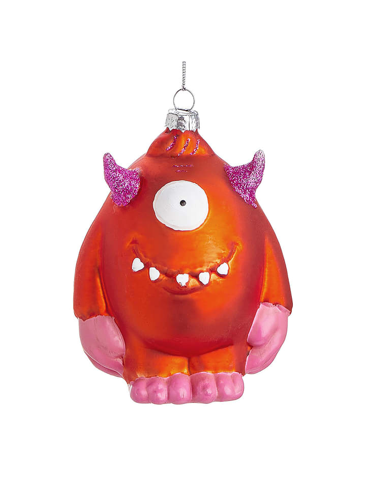 Butlers Baumanhänger HANG ON Monster in Dunkelorange