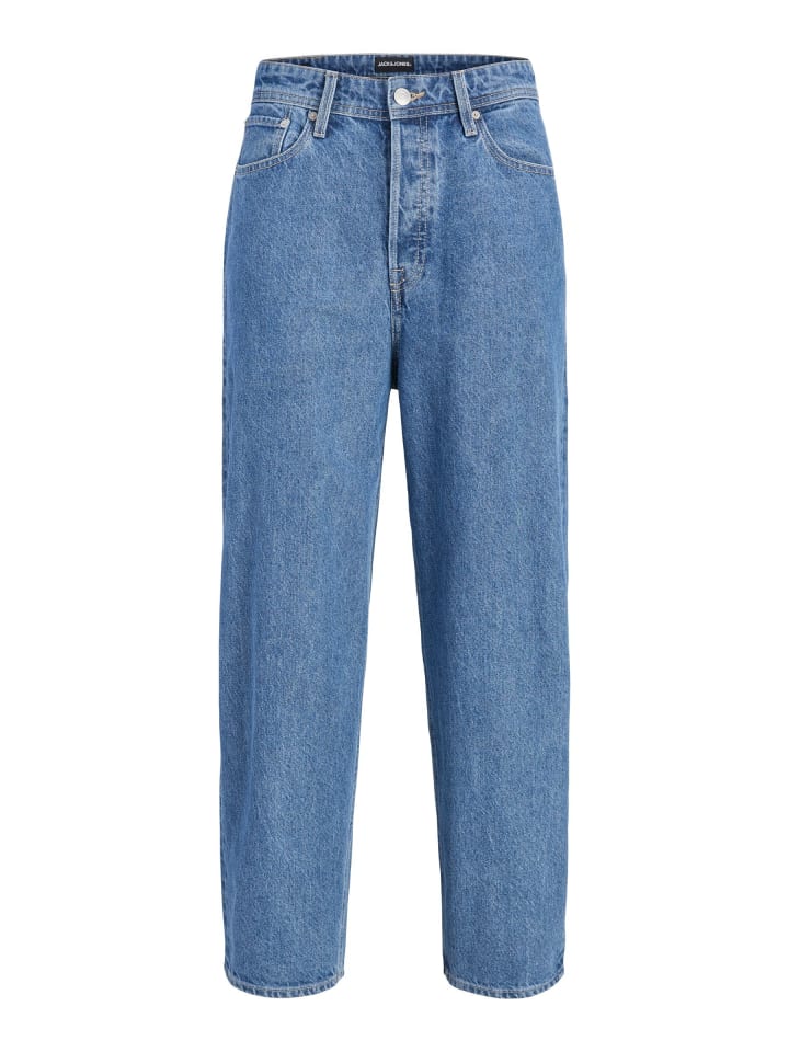 Locker geschnitten in Blue Denim