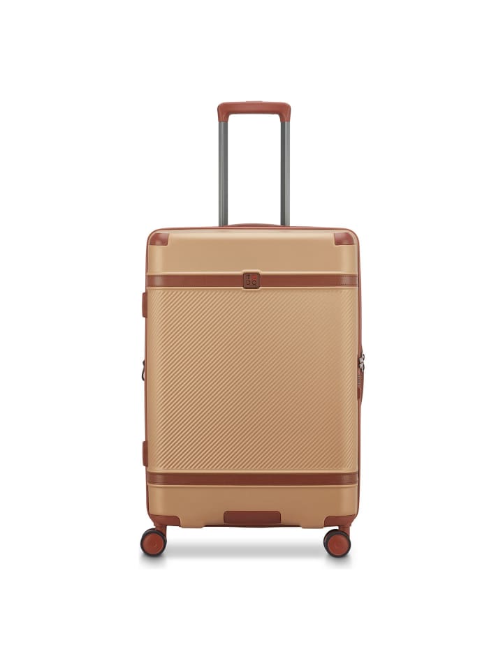 Charm 2.0 4 Rollen Trolley 67 cm mit Dehnfalte ecru