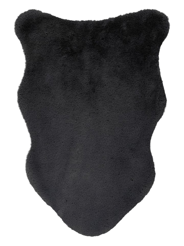 Sonderform Teppich Carolina Sheepskin 525 in Graphit