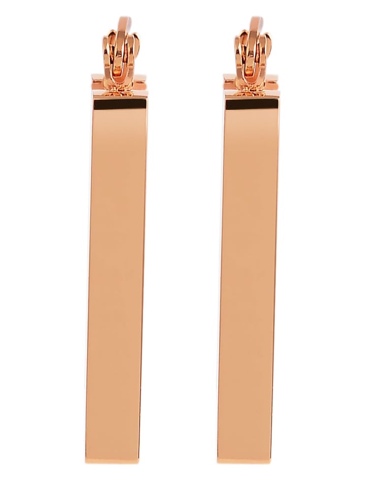 Damen Ohrringe – Creole aus Edelstahl in gold