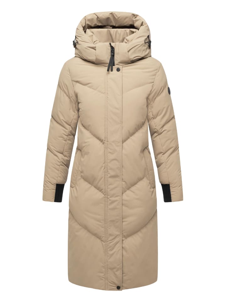Steppmantel Teonaa 16 in Taupe Grey