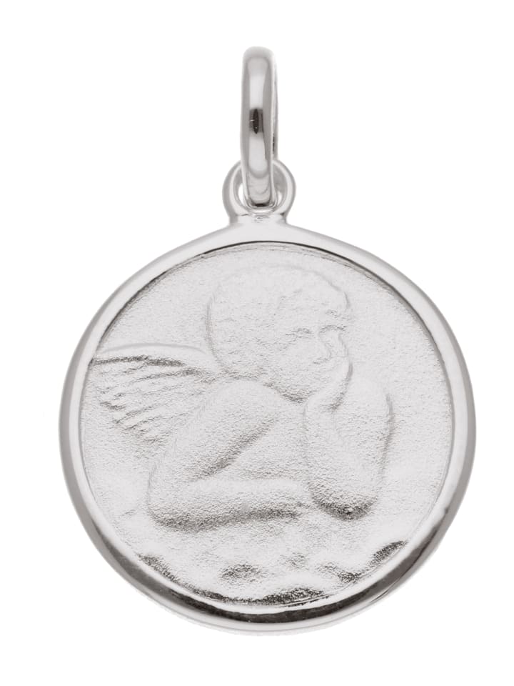 925 Silber Anhänger Amor Ø 12 mm in silber