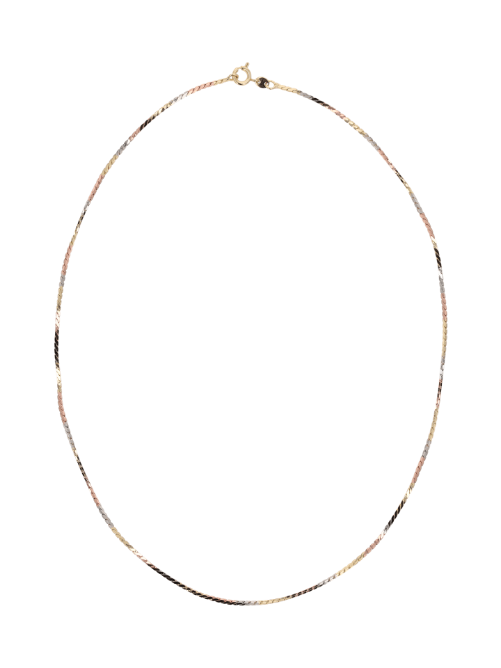 Women Necklace in Gold Rose Silver