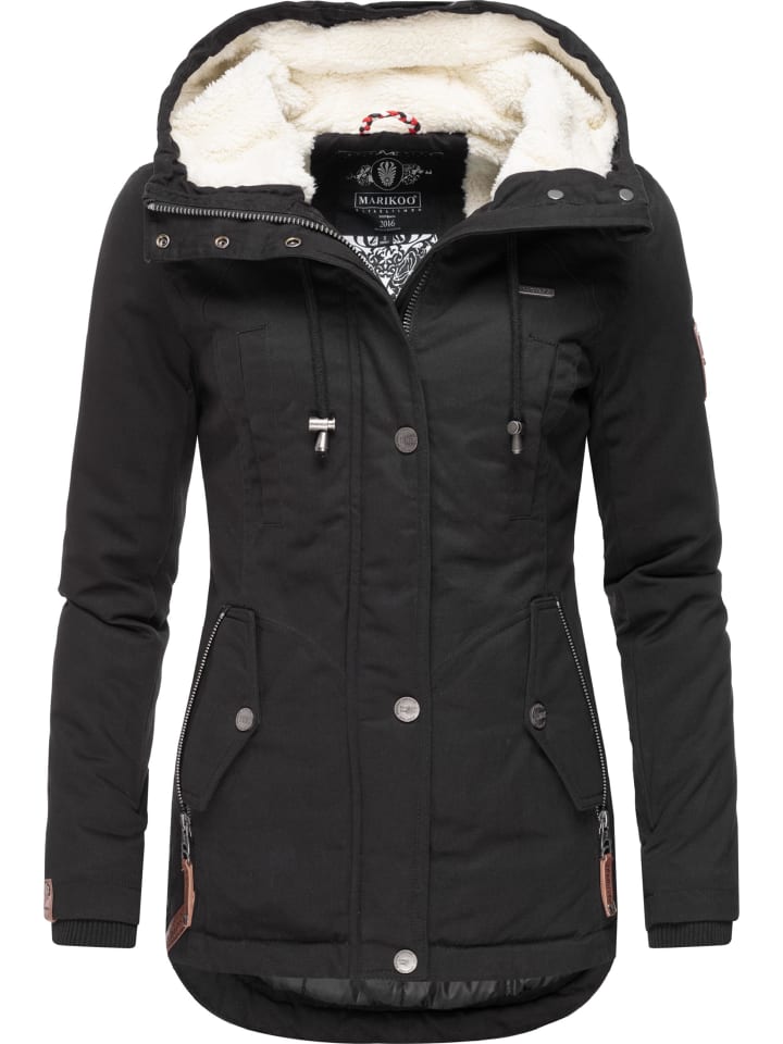 Winterjacke Bikoo in Schwarz