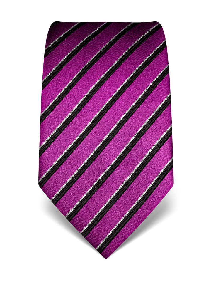 Krawatte in magenta