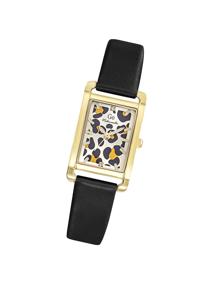 Analog-Armbanduhr Girl Only Mademoiselle schwarz klein (ca. 21,5mm)