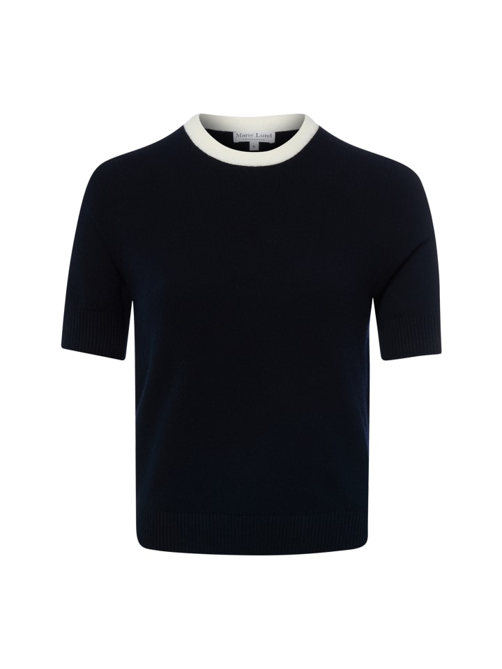 Strickshirt in marine - 0003