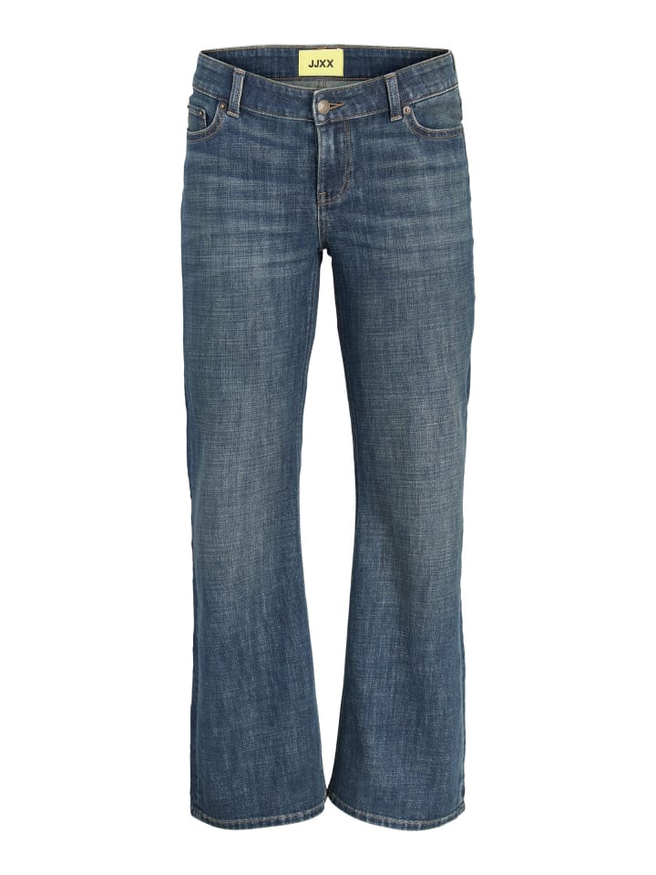 Jeans mit ausgestellter Passform in Blue Denim