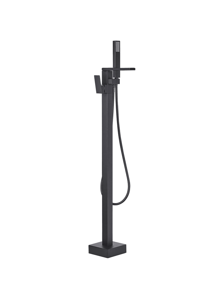 3-tlg Wannenarmaturen BOYOMA in Schwarz