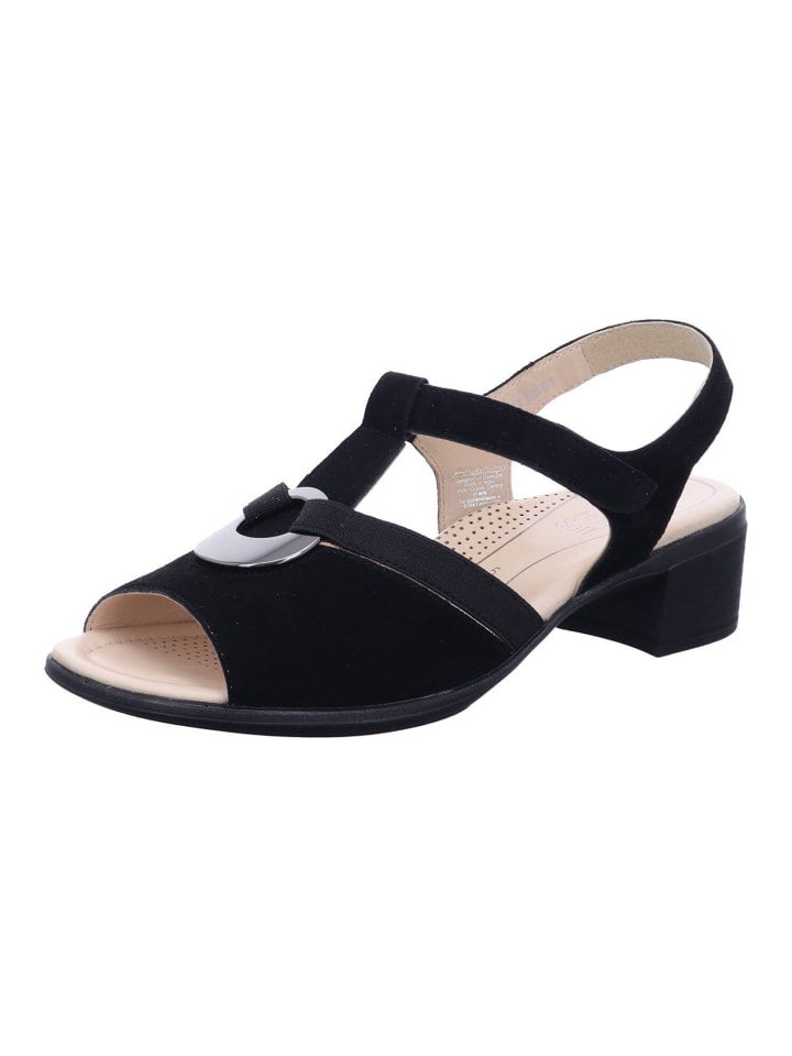 Sandale in schwarz