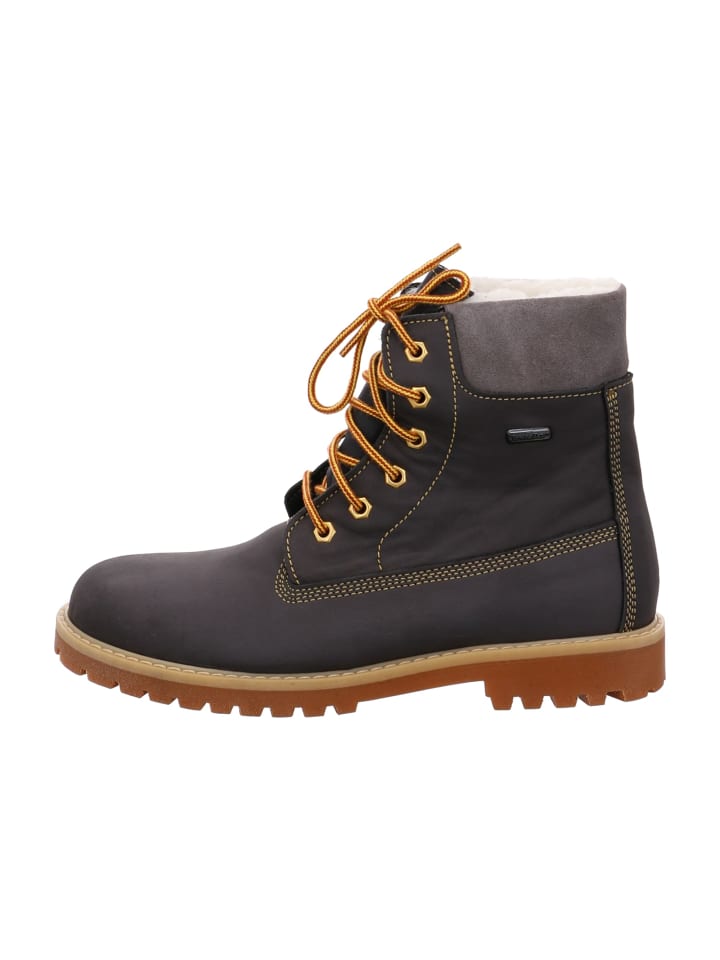 Schnürstiefel in Grau