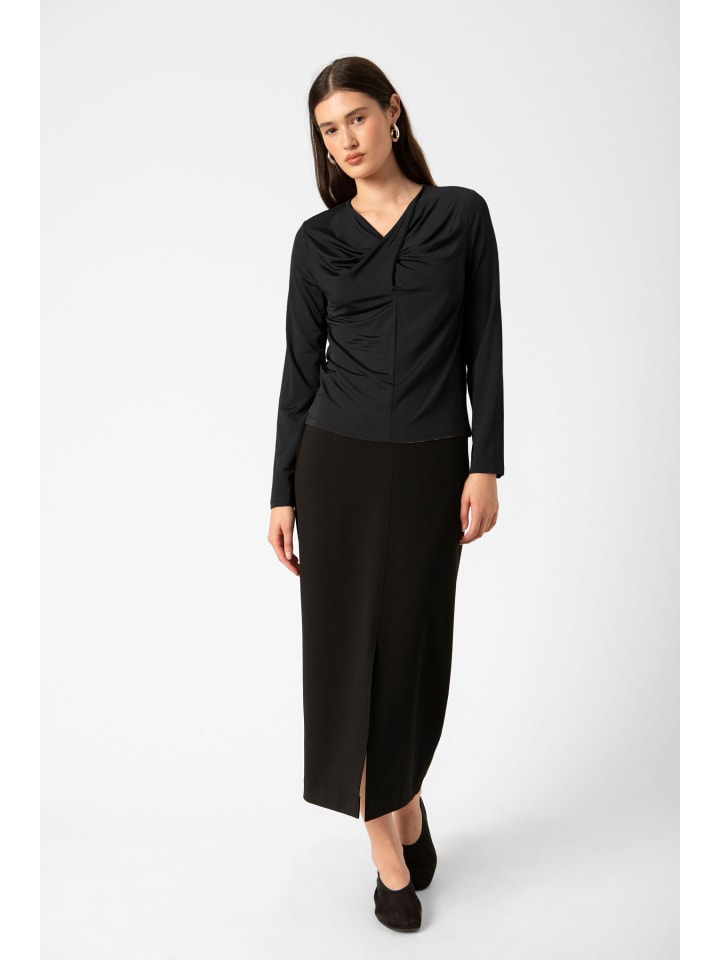 Langarm-Shirt SLClara Slim fit in Black