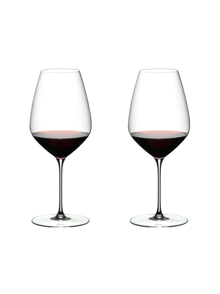 2 er-Set Veloce Shiraz Gläser in Transparent