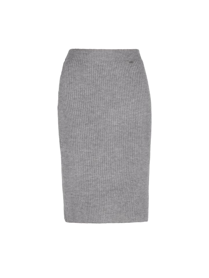 Women Skirt in grey melange