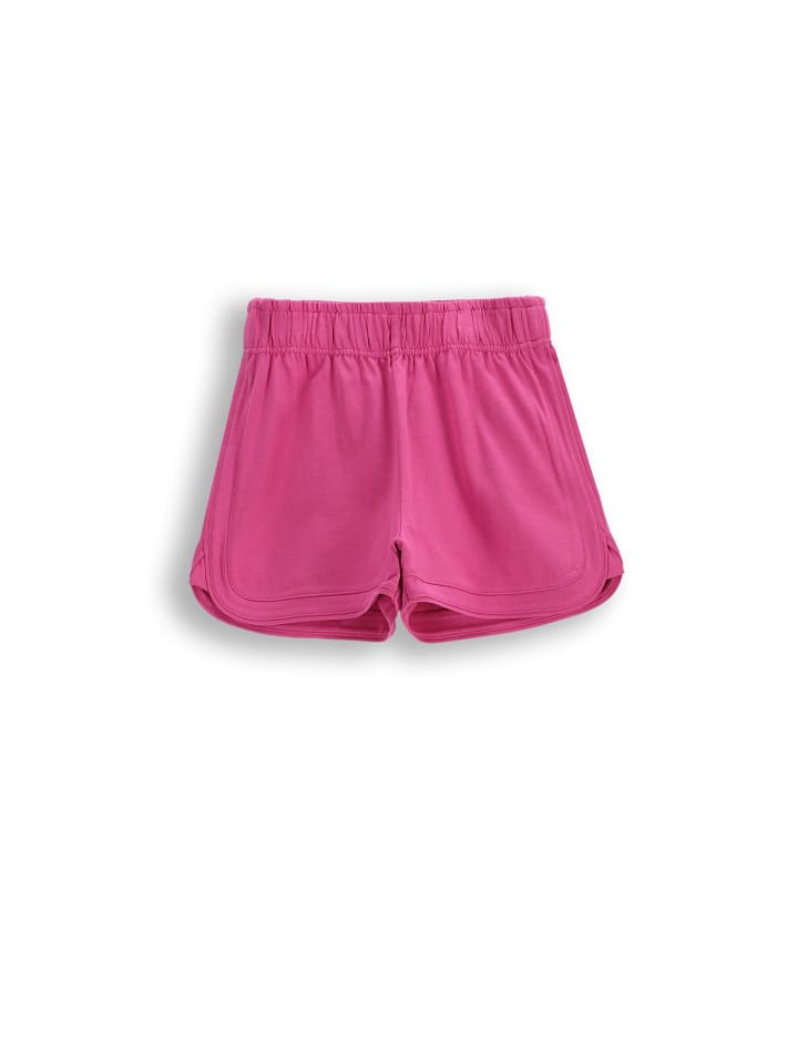 Kurze Baumwollshorts in rosa