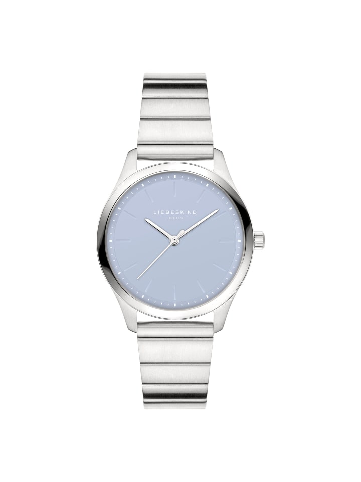 Armbanduhr The Round Staple in silber