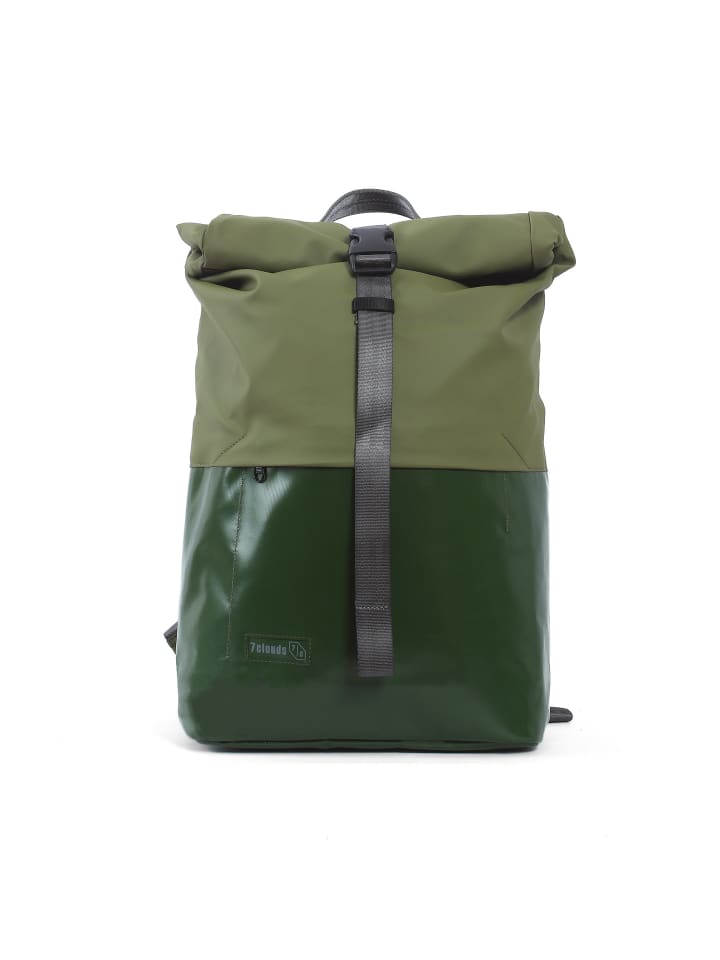 Rolltop-Rucksack Kira 7.1 in jungle green-mud green
