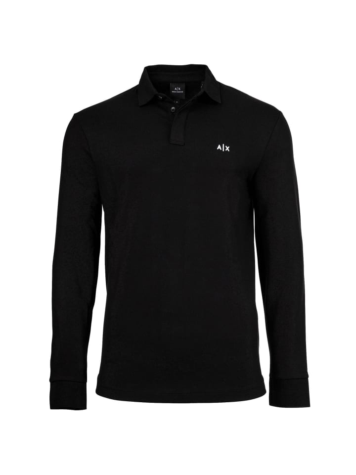 Poloshirt in Schwarz