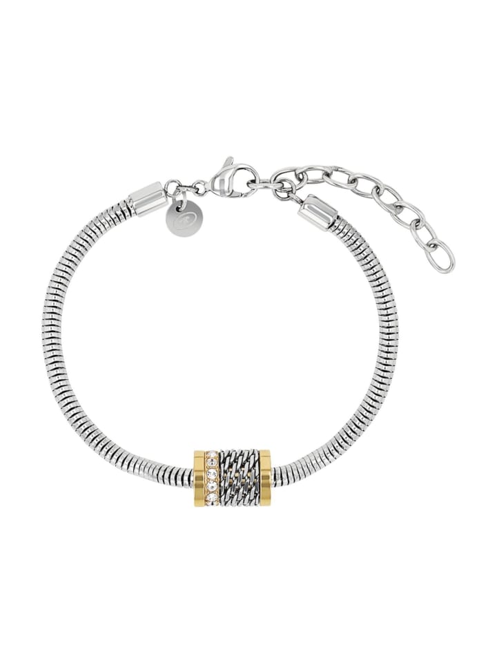 Armband Edelstahl, IP gold in gold