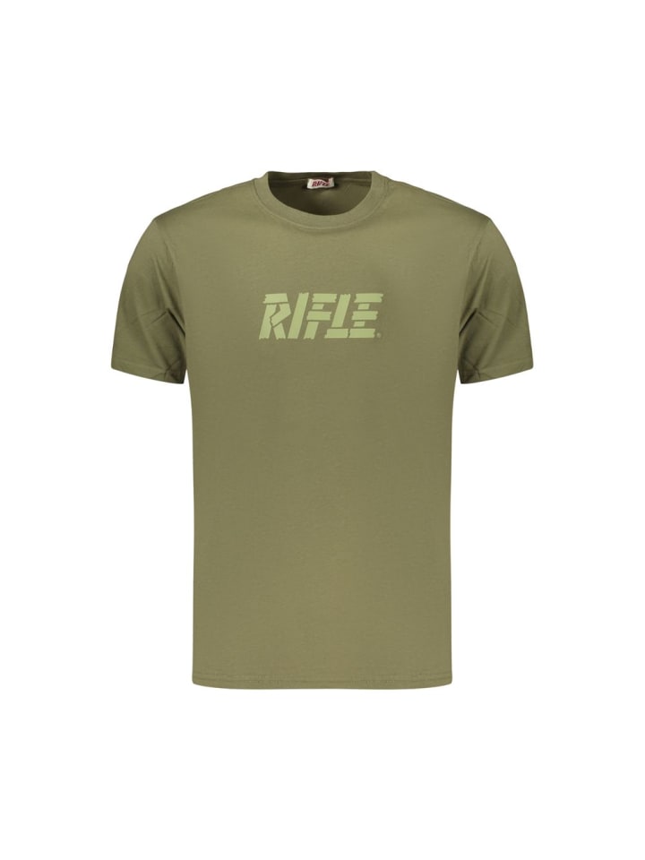 Grün Baumwolle Herren T-Shirt