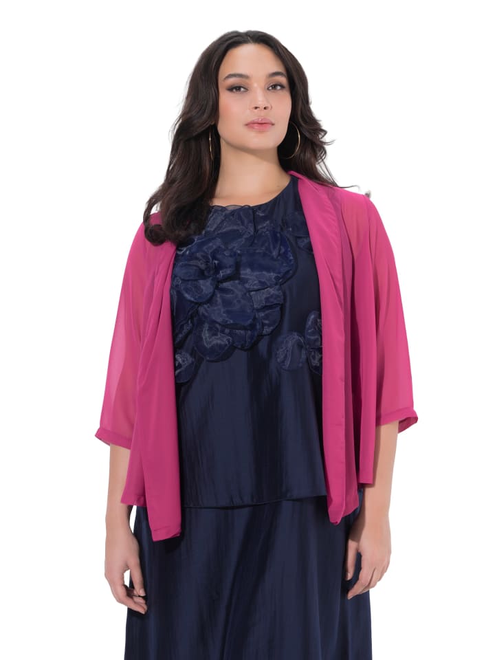 Kurzjacke in magenta
