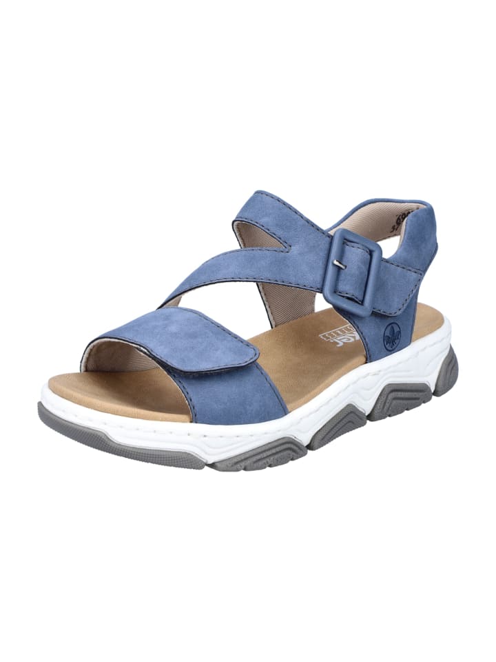 Komfort Sandalen in Blau