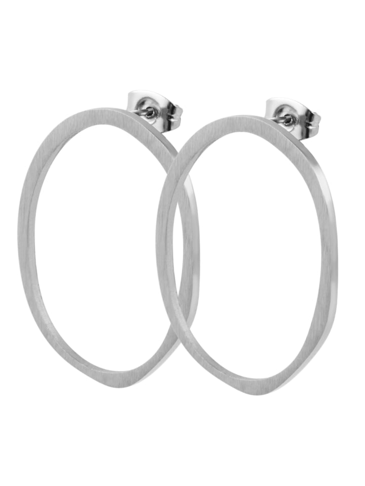 Damen Ohrringe – Ohrstecker aus Edelstahl in silber