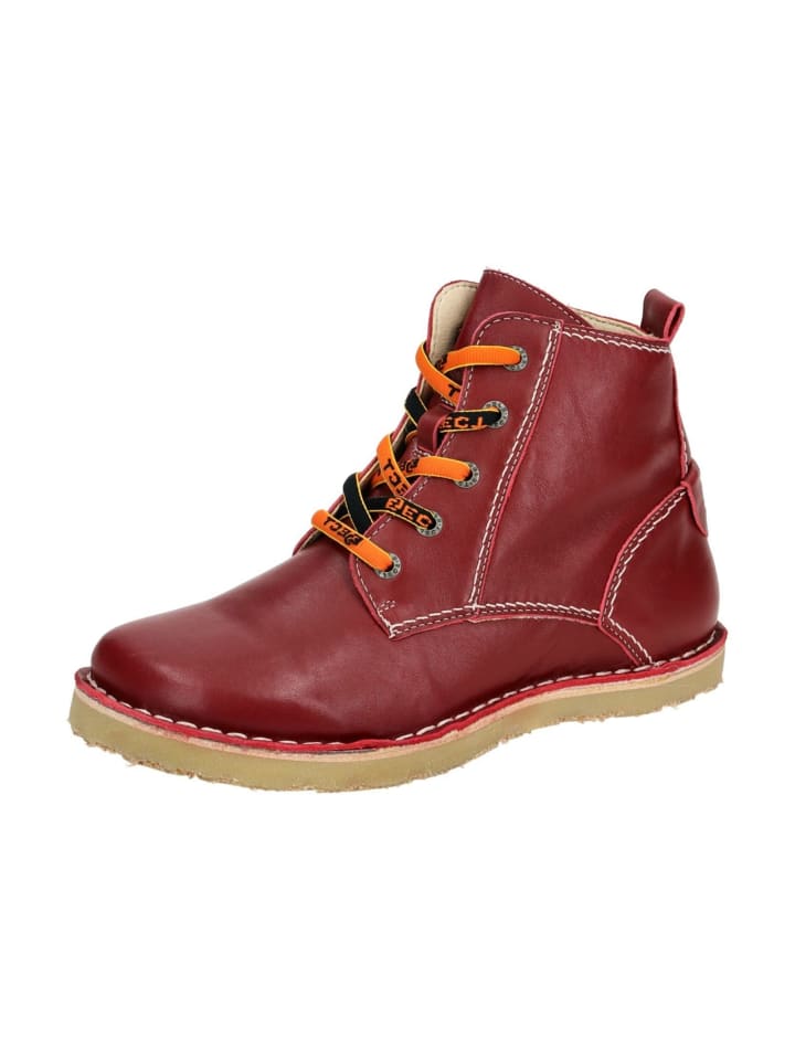 Komfort Stiefeletten in Rot
