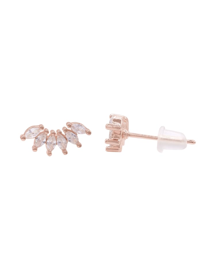 Ohrstecker Damen Tamara rose goldfarben in rosegoldfarben